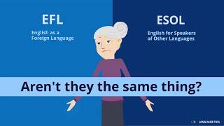 Whats the difference between ESOL and EFL [upl. by Dorotea]