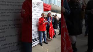 Katy Rodda LCC quotEnd TfL Safety Scandal London Bus Driver March amp Rally  5 November 2024 [upl. by Sineray218]