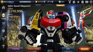 Spd KatManX and Spd Delta Squad Megazord Power Rangers Legacy Wars [upl. by Cavit171]