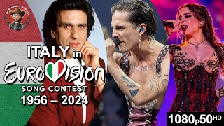 Italy 🇮🇹 in Eurovision Song Contest 19562024 [upl. by Phare873]