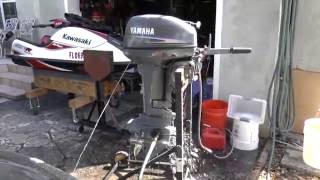 2004 Yamaha 15hp 2 stroke [upl. by Boyes]