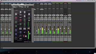 How to Mix w Waves SSL GChannel and EChannel Plugins [upl. by Llenrev]