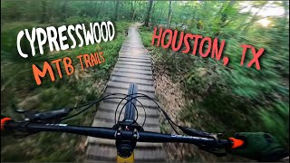 Scenic Flow at Cypresswood Mountain Biking Trails Houston Texas MTB [upl. by Ode388]