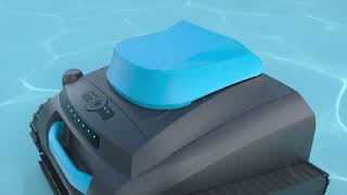 robotic pool vacuum cleaner Aquajack 800 [upl. by Roxana]