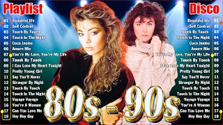 70s 80s 90s Disco Songs Melody  Bee Gees Sandra ABBA Neil Sedeka  Eurodisco Golden [upl. by Clint359]