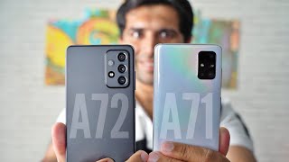 Samsung Galaxy A72 vs A71 Full Comparison [upl. by Perrine]