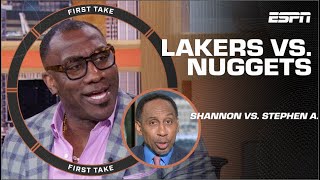 🚨 IT’S OVER 🚨 Stephen A amp Shannon Sharpe GET HEATED over LakersNuggets series  First Take [upl. by Howey99]