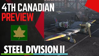 AMERICANCANADIAN COMBO 4th Canadian Preview Steel Division 2 Tribute to Normandy 44 [upl. by Elissa]