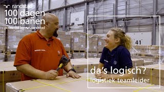 Logistiek teamleider een dag in het leven van  Randstad  Dag 64 [upl. by Tannen]