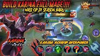 BUILD KARINA SEASON 25  TIPS MAIN KARINA BAR BAR TAPI TIDAK MATI  TUTORIAL KARINA DI EPIC GLORY [upl. by Kerad]