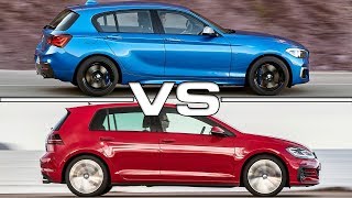 2018 BMW M140i vs 2018 Volkswagen Golf GTI [upl. by Kristel]