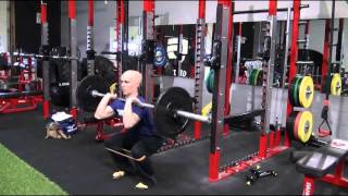 Front Squat with Bands  Front SquatCalf Raise [upl. by Semyaj262]