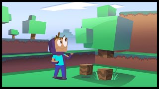 Minecraft Logic  Cartoon Animation [upl. by Yrollam]