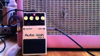 BOSS AW2 Auto Wah Test [upl. by Samy534]