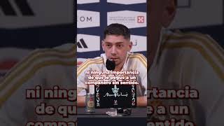 FEDE VALVERDE sobre la PATADA a MORATA en la SUPERCOPA de ESPAÑA 2020 [upl. by Emaj761]