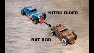 RAT ROD nitro építése átalakítása NITRO RIDERből [upl. by Hairas410]