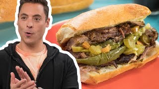 Jeff Mauro Makes an Italian Beef Sandwich  The Kitchen  Food Network [upl. by Ecirtnahs]