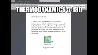 Thermodynamics 5130 A vertical piston–cylinder device initially contains 025 m3 of air at 600 kPa [upl. by Atalya]