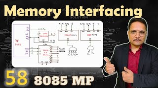 Memory Interfacing with 8085 Microprocessor Solved problems  2 [upl. by Ashwell]