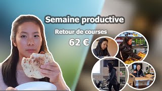 SEMAINE PRODUCTIVE VIE QUOTIDIENNE DUN COUPLE SALARIE  CUISINE  MENAGE  RETOUR DE COURSES [upl. by Pippa]