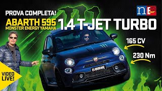 Abarth 595 Yamaha SOUND prova completa PISTA e POTENZA al banco 💪 caratteristiche prestazioni REALI [upl. by Thrift661]