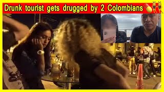 Tourist drugged on camera w scopolamine during livestream in Colombia Catagena Medellin Bogota [upl. by Parsons]