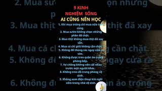 9 kinh nghiệm sống ai cũng nên học hỏi shorts kinhnghiemsonglữđìnhluân [upl. by Gerk]