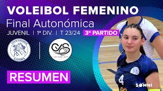 ✨RESUMEN✨🏐voleibolfemenino  GANDIASEDAVÍ  Final Autonómica  Juv 1ª Div  J2 P3 [upl. by Arikehs193]