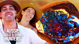 Opal Whisperers Hit the Motherload of Opals  Outback Opal Hunters [upl. by Geehan]