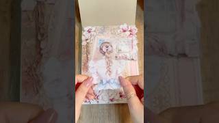 ASMR Scrapbooking Pink journaling 다꾸 shorts decorating [upl. by Llednik]