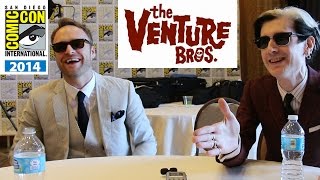 Venture Bros Season 6 Interview with Creators Jackson Publick amp Doc Hammer  ComicCon 2014 [upl. by Bathulda601]