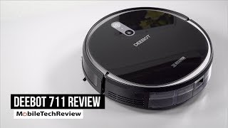 Ecovacs Deebot 711 Robot Vacuum Cleaner Review [upl. by Kaine]