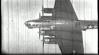 B17 WW2 this is a very rare film not seen since 1944 B17s on a mission to Germany 92ND Bomb Group [upl. by Giana]