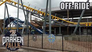 Draken Falls OffRide Footage Adventureland Zamperla Log Flume  NonCopyright [upl. by Fraase339]