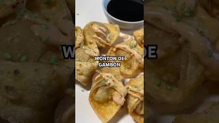 Wonton de gambones frito 🔥 [upl. by Aneekahs477]