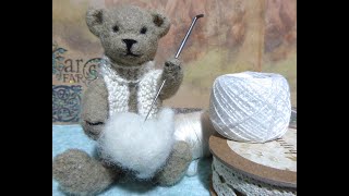 Needle Felting Teddy Bears for Beginners [upl. by Kcirred]