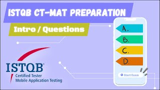 ISTQB Mobile Application Tester Preparation  Intro amp Questions  CTMAT Exam Training  Part 1  5 [upl. by Fates]