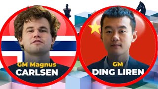 Magnus Carlsen vs Ding Liren  Tata Steel Masters 2023  R3 [upl. by Manvil]