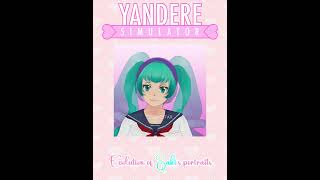 The evolution portrait of Saki Miyu  Yandere Simulator shorts short [upl. by Matthias]