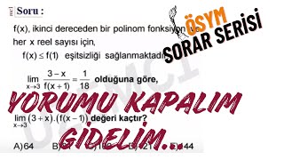 LİMİT  YORUMU KAPALIM GİDELİM [upl. by Nivad]