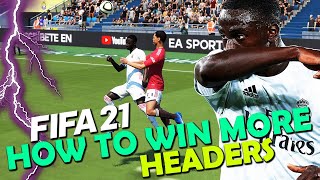 FIFA 21 SECRET TECHNIQUE FOR WINNING HEADERS  How to WIN MORE HEADERS in FIFA 21  FIFA 21 TUTORIAL [upl. by Ailefo47]