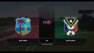 West Indies VS South Africa 2024 T20I Series Match 1 [upl. by Maleeny]