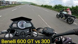 Benelli TNT 600 GT vs TNT 300 [upl. by Faxon]