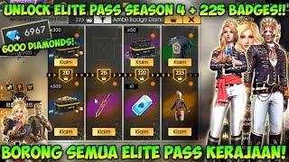 Borong Semua Elite Pass Season 4 Review Royal Revelry  Garena Free Fire [upl. by Llemaj966]