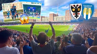 AFC WIMBLEDON 42 COLCHESTER VLOG 2425 ENERGETIC SIX GOAL THRILLER amp CRAZY COMBACK🔥 [upl. by Mcgurn]