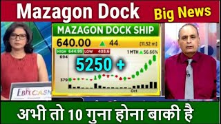 MAZAGON DOCK SHIPBUILDERS SHARE LTD LATEST NEWS  MAZAGON DOCK SHIPBUILDERS COMPLETE ANALYSIS TARGET [upl. by Morentz]