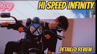 Hi Speed Infinity 150 History of CafeRacer Detailed Specs Review  worth buying or not   AeroGuy [upl. by Yojal726]