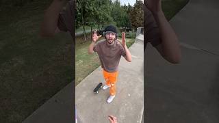 COCKIEST Skater EVER😡 skate skatepark scooter funny comedy skateboarding fun [upl. by Oyam]