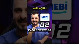 MEBİ 02  CANLI DERSLER  ÜCRETSİZ yks [upl. by Ellohcin]