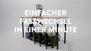 Mitarbeitertraining Fasswechsel DraughtMaster Modular20 [upl. by Gussy]